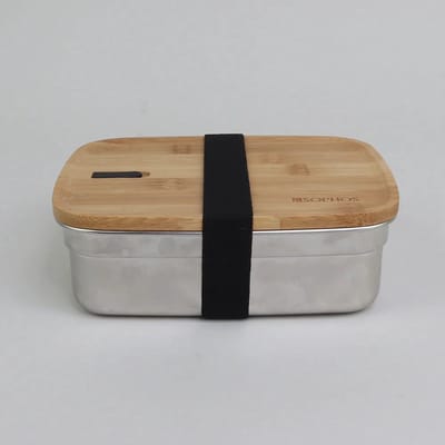 Sophos Lifestyle - Lunch box - Bamboe Staal - Large 1200ml