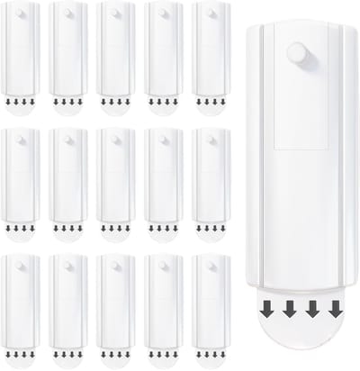16 stuks zelfklevende spijkers, plakspijkers voor fotolijsten, kleefspijkers aan de muur, geen boren nodig, afneembare kevenspijkers voor het ophangen van foto's, lijsten, spiegels (wit)