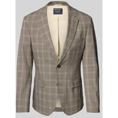 Slim fit colbert met reverskraag