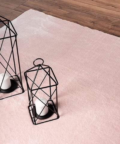 Karpet24 Loft – Luxe, Fluweelzacht Effen Vloerkleed in Roze-Blush, Modern & Stijlvol-Ø 120 cm rond