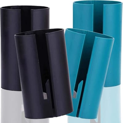Dailygoods- Cadeaupapier Snijder 4PCS - Glijdend Snijgereedschap - Veilig Ronde Lemmet - Compact en Lichtgewicht - Voor Verpakking - Voorkomt Papierverspilling - Papiersnijder