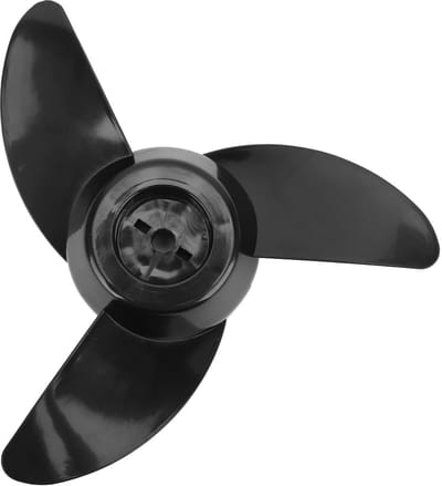 Dailygoods- Propeller 3-blads - Duurzaam kunststof - Corrosiebescherming - Hoge stuwkracht - Geschikt voor 12/24 V motoren - Eenvoudige installatie - Buitenboordmotor