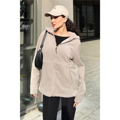 Dames Hooded Zip Sweatshirt