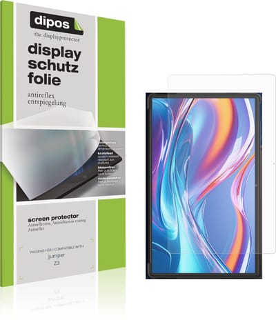 dipos – 2x Matte Beschermfolie geschikt voor jumper Z3 | Krasbestendige & antireflecterende Screenprotector Ultra-Thin