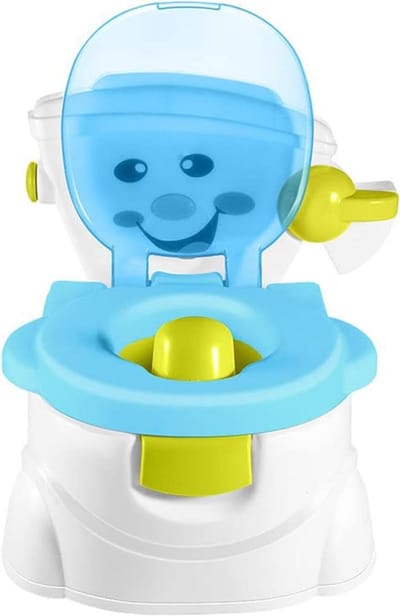 Kinderpotje 3-in-1 - Peuter Toilet - Zindelijkheidstraining - Spatwaterdicht Ontwerp - 36.3 x 31.2 x 19.2 cm - Grijs