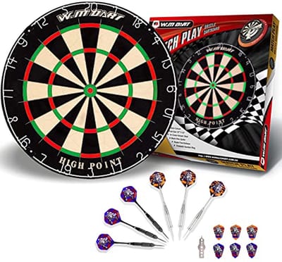 Dartbord Set - Kurk Dartbord - Wedstrijd Spelen - Ultra Dunne Spinnen - Toernooi Maat - N.v.t.