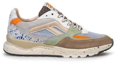 Floris Van Bommel Sfm-10154 De Treener Sneakers - Leer - Heren - Bruin - Maat 42