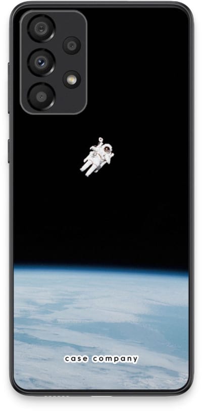 Case Company® - Hoesje geschikt voor Samsung Galaxy A33 5G hoesje - Alone in Space - Soft Cover Telefoonhoesje - Bescherming aan alle Kanten en Schermrand