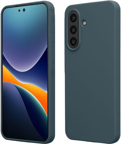 kwmobile telefoonhoesje geschikt voor Samsung Galaxy A57 5G - Hoesje met siliconen coating - Smartphone case in leisteen