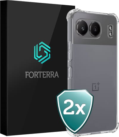 Hoesje 2 Stuks - Geschikt voor OnePlus Nord 4 - Sterk & Shockproof - Back Cover - Siliconen Case - Telefoon Hoes Shock Proof - Transparant