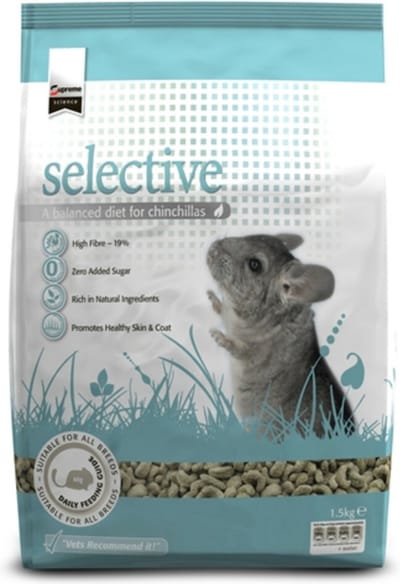 Supreme Science Selective Chinchilla - 4 x 1,5 kg - Voordeelverpakking