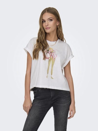 ONLY - ONLDORIS LIFE S/S BOW TOP BOX JRS - Meisjes - T-shirts