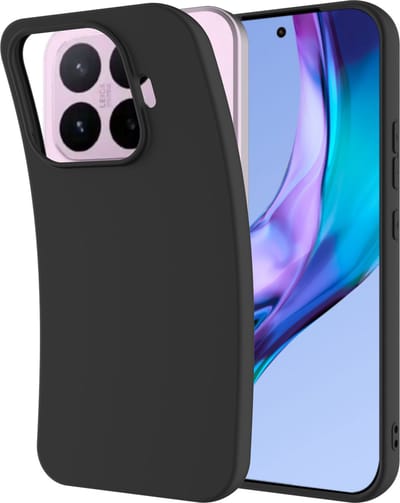 Cazy hoesje geschikt voor Xiaomi 17T Hoesje Siliconen - Flexibele Case - Zwart