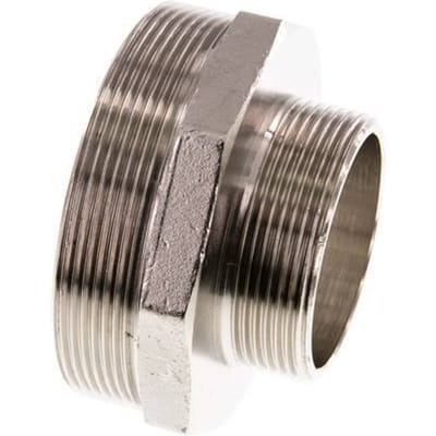 G 3'' x G 2'' Vernikkeld Messing Borstnippel 16 Bar - FL2S-M-BN-300G-200G