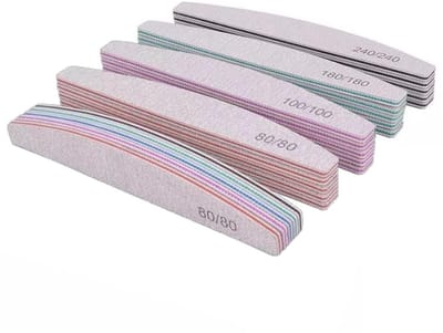 Goodbitz® - Nagelvijlen - 20 stuks - 80/100/180/240 grit - Nagelvijl - Vijlen - Vijlen nagels - Vijlenset - Vijl nagel - Vijlen nagels 240/240