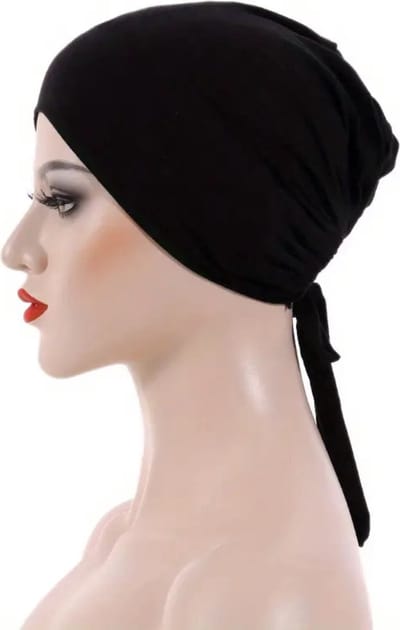 Bovista Hoofddoek - Hijab - Dames - Abaya - Sjaal - Islamitische Kleding - Moslim Kleding - Alhamdulillah - Zwart