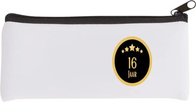Akyol - 16 jaar Etui - Hoera 16 jaar - iemand die 16 jaar is geworden of 16 jaar lang een relatie hebben of getrouwd zijn - verjaardagscadeau - verjaardag - cadeau - kado - geschenk - gift - relatie - trouwdag - jubileum - 20 bij 9 cm