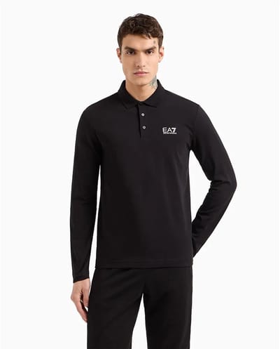 Ea7 Emporio Armani 8npf15_pjvqz Poloshirt Zwart 3XL Man