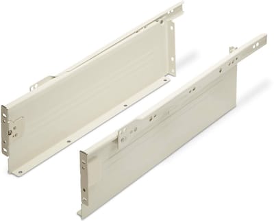 Ladesysteem MetaalBox Ladehoogte: 118 mm / Nominale lengte: 450 mm crème wit Lade Ladesysteem van SO-TECH