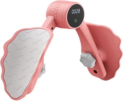 Bekkenbodemtrainer Vrouwen - Heup Trainer - Lichaamsvorm Verbeteren - Intelligente Teller - 26 x 28 cm - Roze