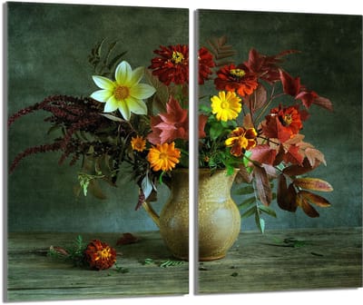 TMK ArtDeko - Glazen Beschermplaat voor Fornuis - Kwiaty - 2x30x52cm - Veelzijdig Gebruik