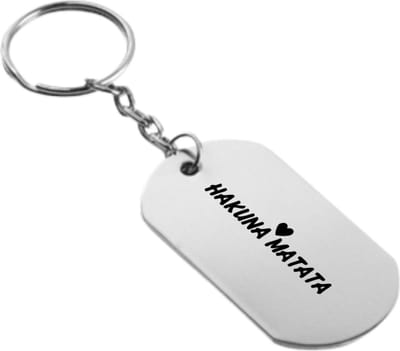 Akyol - hakuna matata Sleutelhanger - film fanaten - Hakuna matata - Quote - 2,5 x 2,5 CM