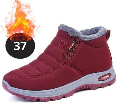 Bovista Snowboots - Sneeuwschoenen - Sneeuwboots - Dames - Wintersport - Ski - Skischoenen - Rood - 37 - Zacht