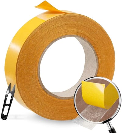 Dubbelzijdig Tape - Huis & Kantoor - Scrapbooking Foto's - Sterke Hechting Zonder Resten - 50mm x 10m - Transparant