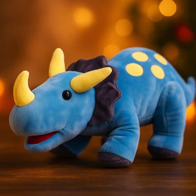 XL Triceratops Knuffel - 55cm - Grote Dino Knuffel - Dinosaurus Speelgoed - Zachte Dinosaurus - Grote Dinosaurus Knuffel - Dino Speelgoed - Dinosaurus Pluche - Knuffeldier - Knuffel