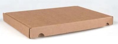 Kortpack - A5 Brievenbusdozen 255mm x 160mm x 27mm - Bruin - 100 stuks - Brievenbusdoos met Bovenklep - Kartonnen Brievenbusdoosjes - Postdoosjes - (042.1118)