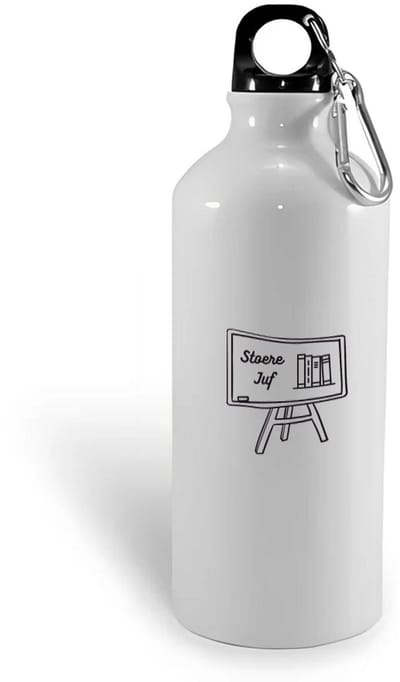 Hacebo® - Stoere juf waterfles - Juf - Juf - Leraar - water fles - 400ML