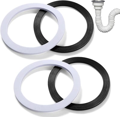 4 Stuks Wastafelplug Afdichtingsringen Vervangend Set voor Gootsteenafvoer