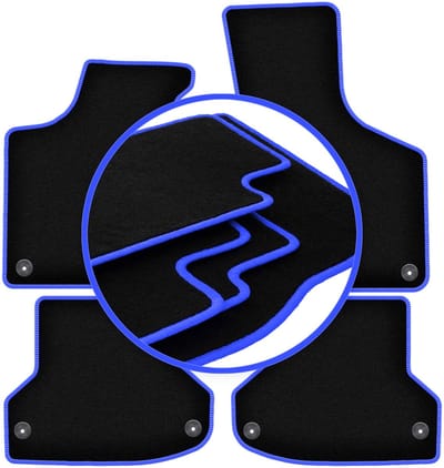 CARLUX-BLUE automatten voor: Audi A3 8P hatchback, sportback, cabrio (2003-2011)