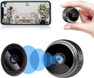 Beveiligingscamera - Babyfoon - Binnen - 1080P HD - Mini WiFi-Camera - Compact - NL handleiding
