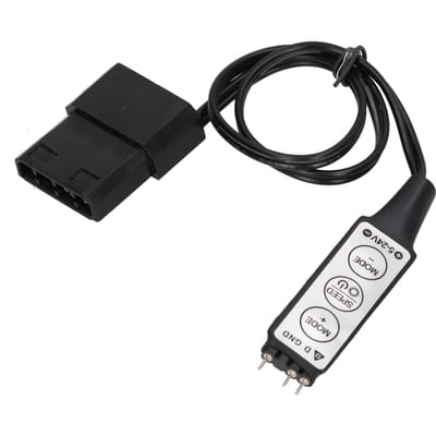 Grafische Kaart RGB Licht Symfonie Verlichtingseffecten 3pin 6pin Eenvoudig Gebruiken met Moederbord Computer black