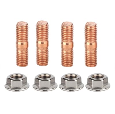 Turbo Stud Head Bolt Kit M10x1.50 - Hoge Sterkte Turbo Bevestigingsset met Flensmoeren voor T3 T4 T6 Motoren