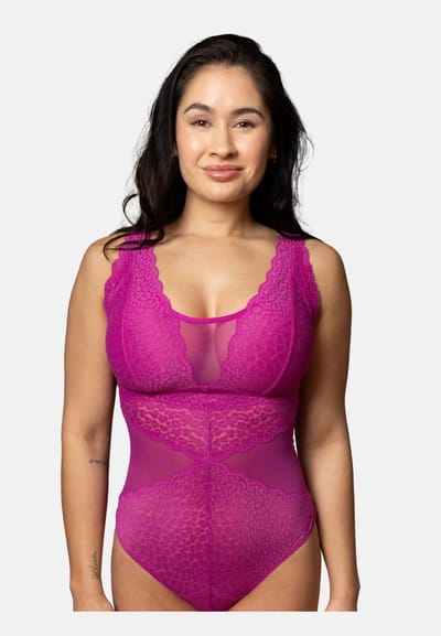 Body ELVA Body bügellose BHs,Spitzen-BHs