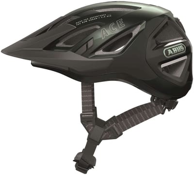 Fietshelm ABUS Urban-I 3.0 ACE moss green L - 56-61 cm - groen - Geschikt voor gebruik op elektrische fietsen - stadsfietsen - 300 g