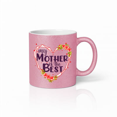 Beste Moeder Ooit Mok - My Mother is the Best - Volledig Roze Keramische Mok - 330 ml - Moederdag Cadeau