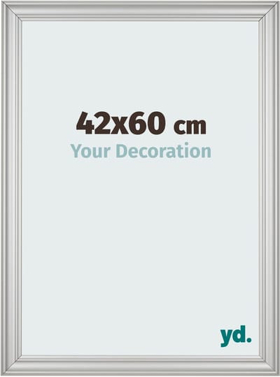 Your Decoration - Fotolijst 42x60 cm - MDF - Zilver Mat - Lazio