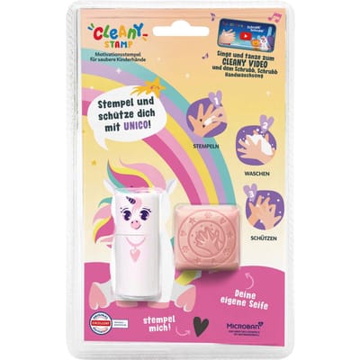 COLOP Cleany Handwasstempel Eenhoorn – Handen Wassen voor Kinderen
