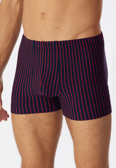 SCHIESSER 95/5 boxer (1-pack) - heren short biologisch katoen gestreept meerkleurig