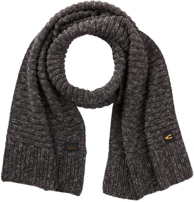 camel active Sjaal van puur katoen - Maat menswear-OS - Zwart