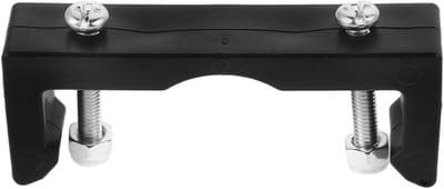 Bevestigingsgesp bolderwagen - Vervangingsonderdeel kar - Handvat vastzetten - Weerbestendig plastic - 67 x 25 x 15 cm - Zwart