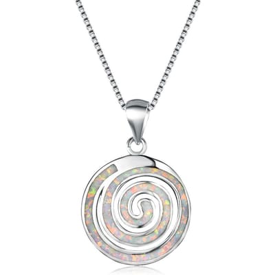 Whirlpool Dames Exquise Hanger Unieke Ketting white