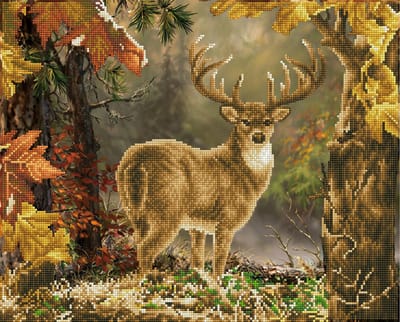 Diamond Dotz diamond painting - Prince Of The Forest dieren set.