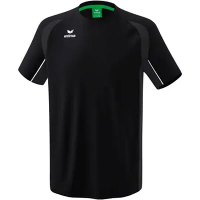Erima Liga Star Training T-Shirt Kinderen - Wit / Zwart | Maat: 104