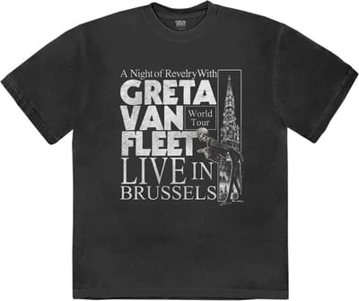 Greta Van Fleet - Night Of Revelry Heren T-shirt - S - Zwart