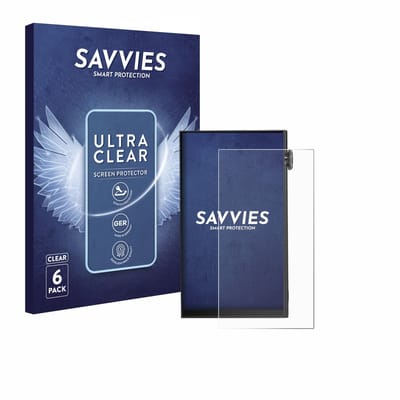 Savvies - Screenprotector voor iBasso DX180 - Folie Beschermfolie transparant 6 Stuks
