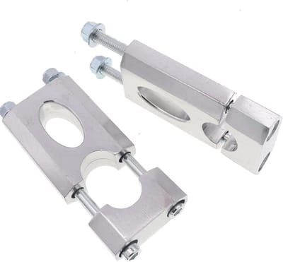 Stuurklem Riser Adapter - Motorfiets Stuurverhoger - Comfortabeler Rijden - Verstelbare Zithouding - 22mm - Zilver